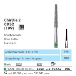 CDS2-014M-FGXXL-fraise-dentaire