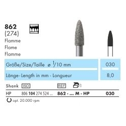 862-030M-HP-fraise-dentaire