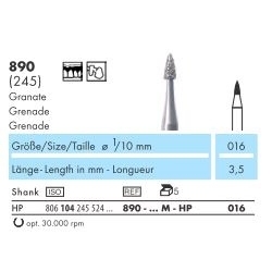 890-016M-HP-fraise-dentaire